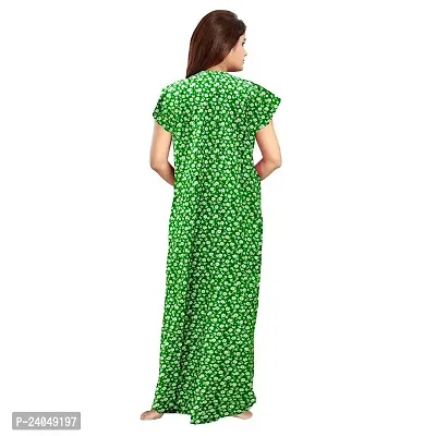 PMK FASHION 100% Cotton Nighty for Women || Long Length Printed Nighty/Maxi/Night Gown/Night Dress/Nightwear Inner  Sleepwear for Women's (Combo Pack of 2)-thumb5