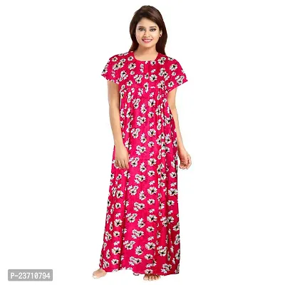 Stylish Multicoloured Cotton Printed Nighty For Women Pack Of 2-thumb4