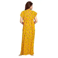 PMK FASHION 100% Cotton Kaftan for Women || Long Length Printed Nighty/Kaftan/Maxi/Night Gown/Night Dress/Nightwear Inner  Sleepwear for Women's (Combo Pack of 2)-thumb3