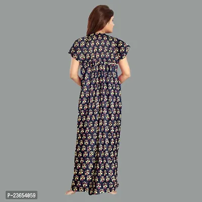 Elegant Cotton Printed Nighty For Women- Pack Of 2-thumb3