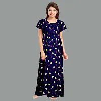 Elegant Cotton Printed Nighty For Women- Pack Of 2-thumb1