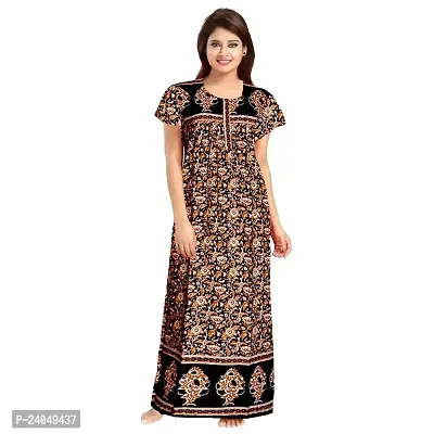 PMK FASHION 100% Cotton Kaftan for Women || Long Length Printed Nighty/Kaftan/Maxi/Night Gown/Night Dress/Nightwear Inner  Sleepwear for Women's (Combo Pack of 2)-thumb4