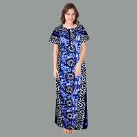 Elegant Cotton Printed Nighty For Women- Pack Of 2-thumb1