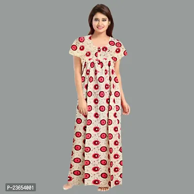 Elegant Cotton Printed Nighty For Women- Pack Of 2-thumb4
