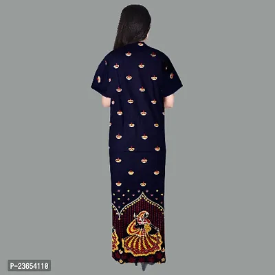 Elegant Cotton Printed Nighty For Women- Pack Of 2-thumb3