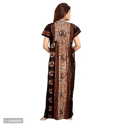 PMK FASHION 100% Cotton Kaftan for Women || Long Length Printed Nighty/Kaftan/Maxi/Night Gown/Night Dress/Nightwear Inner  Sleepwear for Women's (Combo Pack of 2)-thumb3