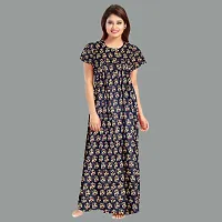 Elegant Cotton Printed Nighty For Women- Pack Of 2-thumb1