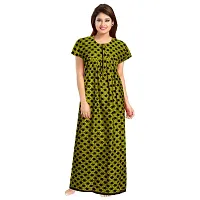 PMK FASHION 100% Cotton Nighty for Women || Long Length Printed Nighty/Maxi/Night Gown/Night Dress/Nightwear Inner  Sleepwear for Women's (Combo Pack of 2)-thumb3