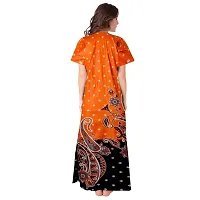 PMK FASHION 100% Cotton Nighty for Women || Long Length Printed Nighty/Maxi/Night Gown/Night Dress/Nightwear Inner  Sleepwear for Women's (Combo Pack of 2)-thumb4