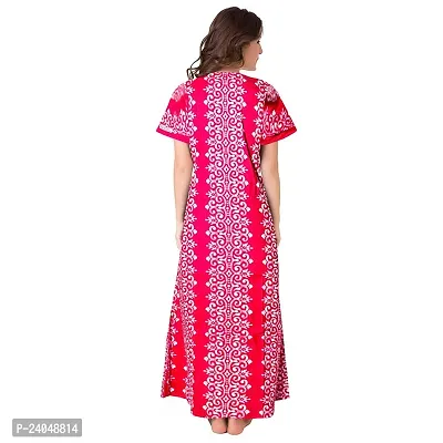 PMK FASHION 100% Cotton Kaftan for Women || Long Length Printed Nighty/Kaftan/Maxi/Night Gown/Night Dress/Nightwear Inner  Sleepwear for Women Combo Pack of 2-thumb5