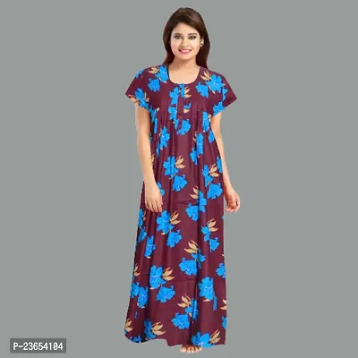 Elegant Cotton Printed Nighty For Women- Pack Of 2-thumb4