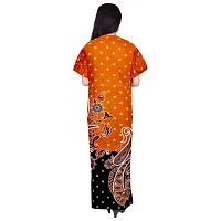 PMK FASHION 100% Cotton Kaftan for Women || Long Length Printed Nighty/Kaftan/Maxi/Night Gown/Night Dress/Nightwear Inner  Sleepwear for Women Combo Pack of 2-thumb2