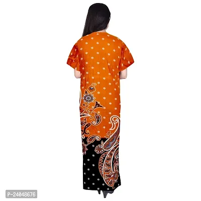 PMK FASHION 100% Cotton Kaftan for Women || Long Length Printed Nighty/Kaftan/Maxi/Night Gown/Night Dress/Nightwear Inner  Sleepwear for Women Combo Pack of 2-thumb3