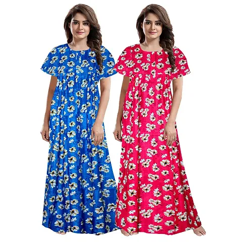 Stylish Nightdress For Women Pack Of 2