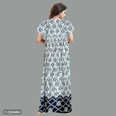 Elegant Cotton Printed Nighty For Women- Pack Of 2-thumb3