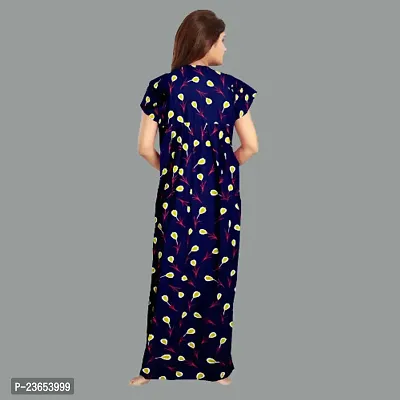 Elegant Cotton Printed Nighty For Women- Pack Of 2-thumb3