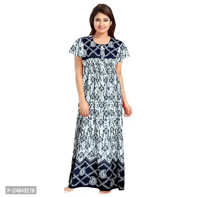 PMK FASHION 100% Cotton Kaftan for Women || Long Length Printed Nighty/Kaftan/Maxi/Night Gown/Night Dress/Nightwear Inner  Sleepwear for Women's (Combo Pack of 2)-thumb2