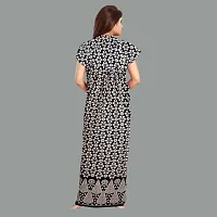 Elegant Cotton Printed Nighty For Women- Pack Of 2-thumb2