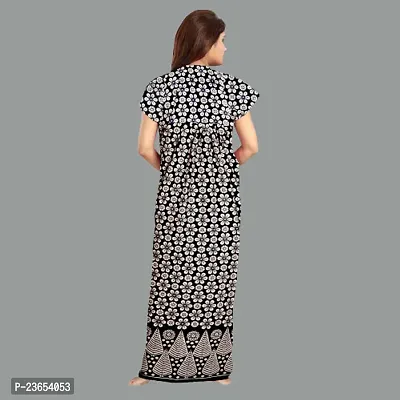 Elegant Cotton Printed Nighty For Women- Pack Of 2-thumb3