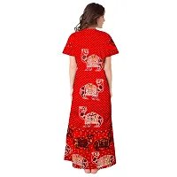 PMK FASHION 100% Cotton Kaftan for Women || Long Length Printed Nighty/Kaftan/Maxi/Night Gown/Night Dress/Nightwear Inner  Sleepwear for Women's (Combo Pack of 2)-thumb3