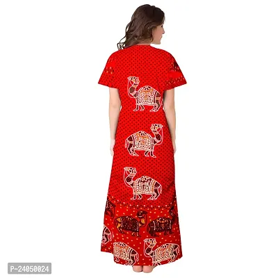 PMK FASHION 100% Cotton Kaftan for Women || Long Length Printed Nighty/Kaftan/Maxi/Night Gown/Night Dress/Nightwear Inner  Sleepwear for Women's (Combo Pack of 2)-thumb4