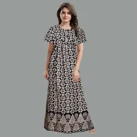 Elegant Cotton Printed Nighty For Women- Pack Of 2-thumb3