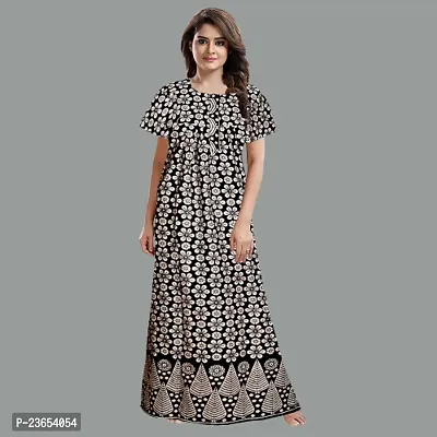 Elegant Cotton Printed Nighty For Women- Pack Of 2-thumb4