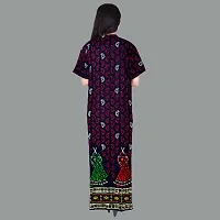 Elegant Cotton Printed Nighty For Women- Pack Of 2-thumb2