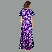 Elegant Cotton Printed Nighty For Women- Pack Of 2-thumb2