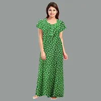 Elegant Cotton Printed Nighty For Women- Pack Of 2-thumb1