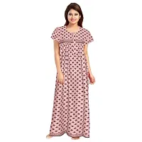 PMK FASHION 100% Cotton Kaftan for Women || Long Length Printed Nighty/Kaftan/Maxi/Night Gown/Night Dress/Nightwear Inner  Sleepwear for Women's (Combo Pack of 2)-thumb3