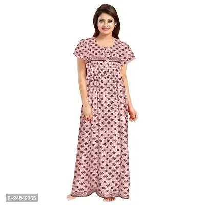 PMK FASHION 100% Cotton Kaftan for Women || Long Length Printed Nighty/Kaftan/Maxi/Night Gown/Night Dress/Nightwear Inner  Sleepwear for Women's (Combo Pack of 2)-thumb4