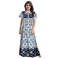 Stylish Multicoloured Cotton Printed Nighty For Women Pack Of 2-thumb3