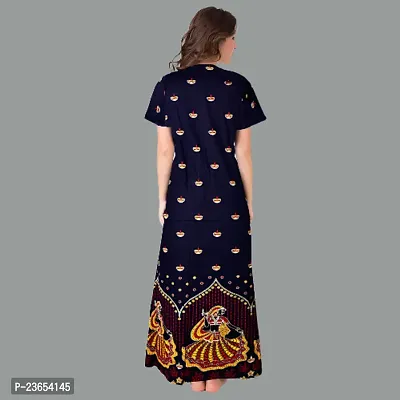 Elegant Cotton Printed Nighty For Women- Pack Of 2-thumb3