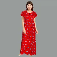 Elegant Cotton Printed Nighty For Women- Pack Of 2-thumb3