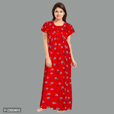 Elegant Cotton Printed Nighty For Women- Pack Of 2-thumb4