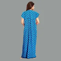 Elegant Cotton Printed Nighty For Women- Pack Of 2-thumb2