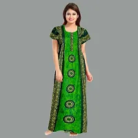 Elegant Cotton Printed Nighty For Women- Pack Of 2-thumb3