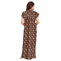 Stylish Multicoloured Cotton Printed Nighty For Women Pack Of 2-thumb2