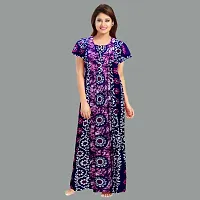 Elegant Cotton Printed Nighty For Women- Pack Of 2-thumb3