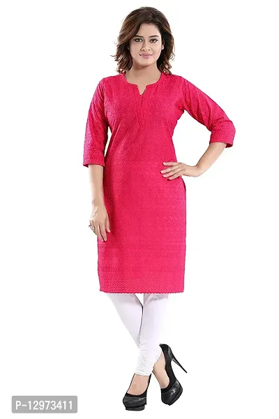 Stylish Fancy Cotton Kurti For Women Pack Of 1-thumb0