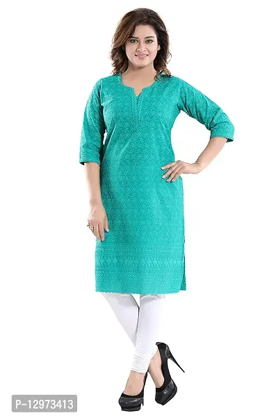 Stylish Fancy Cotton Kurti For Women Pack Of 1-thumb0