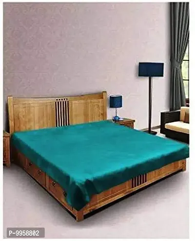 Comfortable PVC Solid Fitted  Flat Green Bedcover-thumb0