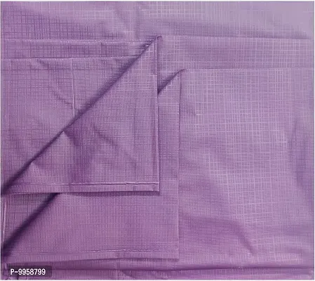 Comfortable PVC Solid Fitted  Flat Purple Bedcover-thumb3