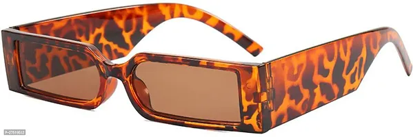 Stylish Rectangular Brown, Multicolor Sunglasses For Boys And Girls