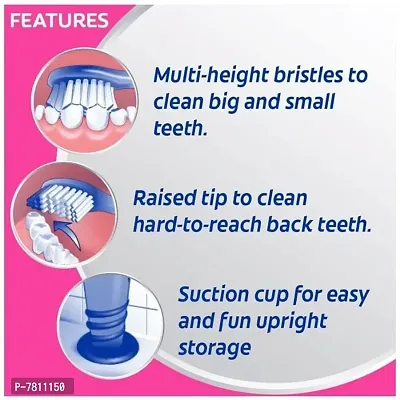 Super Clean Soft Toothbrush, Soft Bristles for Teeth, Soft Toothbrush (Pack of 12)-thumb3