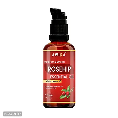 Awira Rosehip Pure Coldpressed Oil (Anti aging, Anti Wrinkle Facial Oil) (15 ml)-thumb0