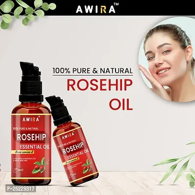 Awira Rosehip Pure Coldpressed Oil (Anti aging, Anti Wrinkle Facial Oil) (15 ml)-thumb3