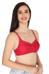 XDIAMOND APPLE NET FANCY BRAS,DEEPINK,SKIN,RED-thumb2