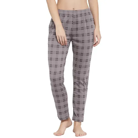 Checks Night Pajama For Women
